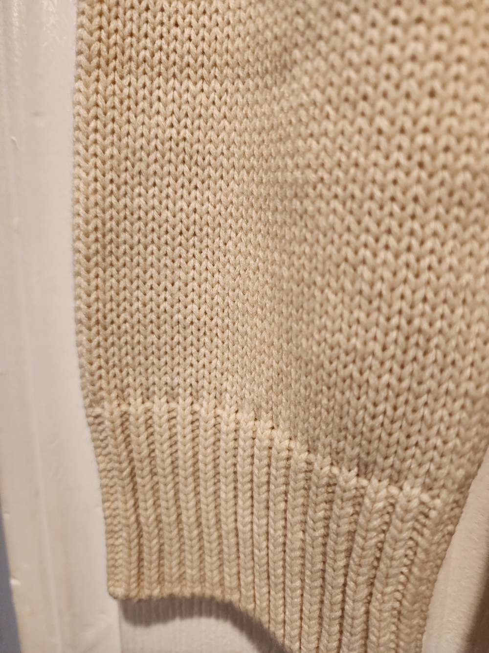 VENUS Cream Cable-Knit Mini Sweater Dress - Picture 8 of 10